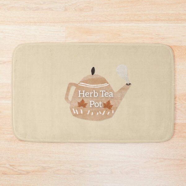 Item preview, Brown Herb Tea Pot designed and sold by CMWorkshop.