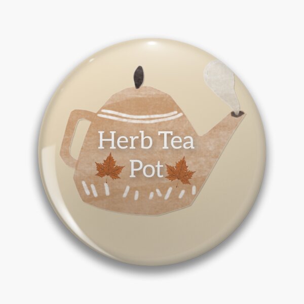 Item preview, Brown Herb Tea Pot designed and sold by CMWorkshop.