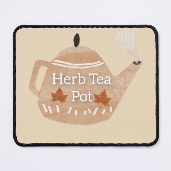 Item preview, Brown Herb Tea Pot designed and sold by CMWorkshop.