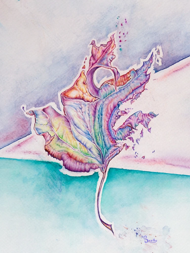 Thumbnail 5 of 5, iPhone Case, Exploding Colorful Leaf designed and sold by Brooke Searle.