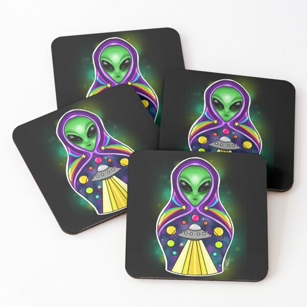 Item preview, Alien stacking doll designed and sold by CraftKrazie.
