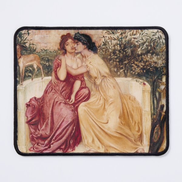 Item preview, Sappho and Erinna in a Garden at Mytilene -Simeon Solomon designed and sold by forgottenbeauty.