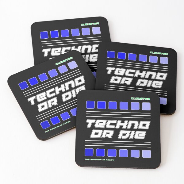 Item preview, CLOUSTER techno or die block 2 designed and sold by clouster-studio.