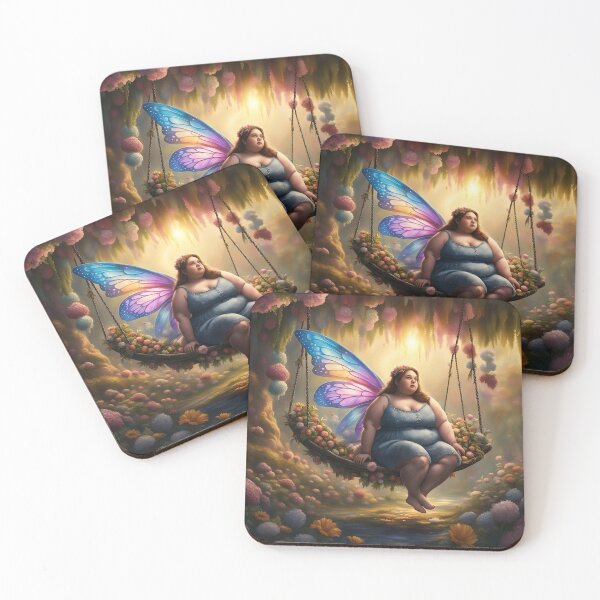 Item preview, Satine the swinging fat fairy designed and sold by Joanne Walsh.