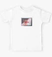 Red Butterfly in Hand Kids Tee