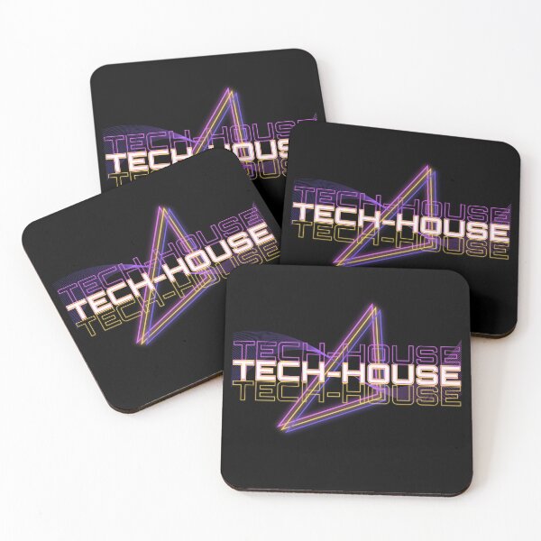Item preview, TECH HOUSE  - Bold Geometry (orange/purple)  designed and sold by Discothreadz.