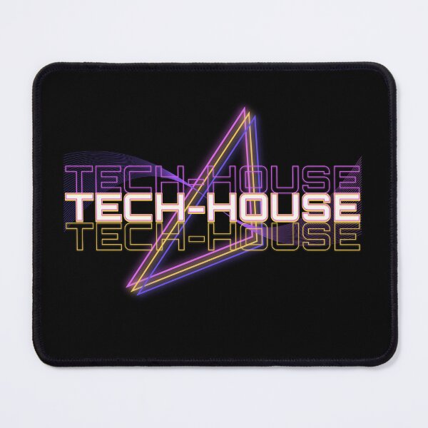 Item preview, TECH HOUSE  - Bold Geometry (orange/purple)  designed and sold by Discothreadz.