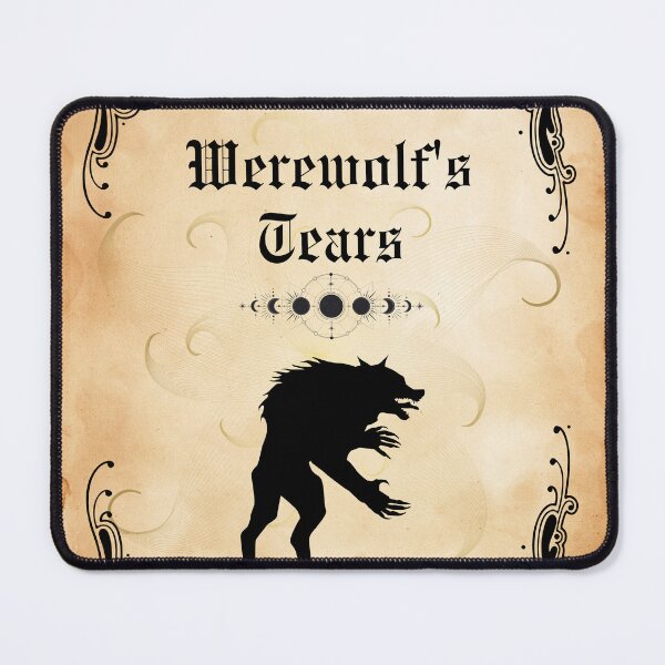 Item preview, Werewolf Tears Apothecary Inspired Ink Sketch designed and sold by HecatesDelights.