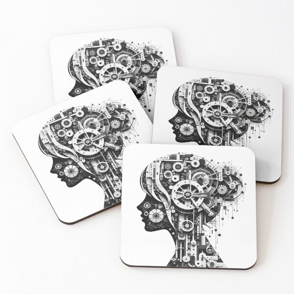 Item preview, woman in tech designed and sold by imoutostudio.