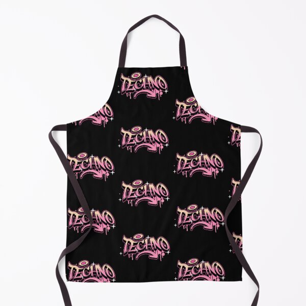 Aperçu de l'œuvre TECHNO - Grafitti Tech (Orange/Rose) créée et vendue par Discothreadz.