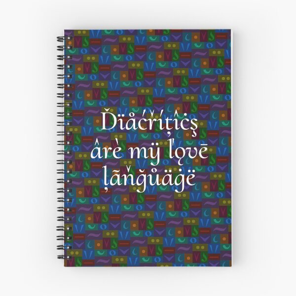 Artikelvorschau, Diakritische Zeichen sind meine Liebessprache entworfen und verkauft von SignumStore.