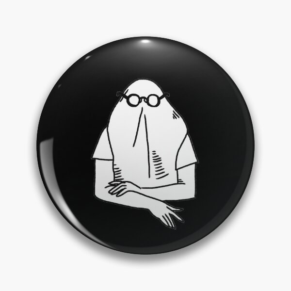 Item preview, bespectacled sheet ghost designed and sold by Cat(ie) Chapman.
