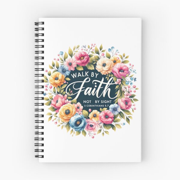 Item preview, Walk by faith, not by sight - 2 Corinthians 5:7 designed and sold by GoodwillDesigns.