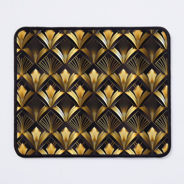 Item preview, Luxurious Golden Hues And Black Art Deco Pattern designed and sold by DEC02.