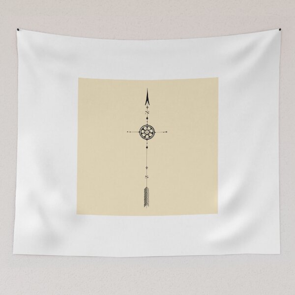 Item preview, Antique Arrows Design Three Black & Beige designed and sold by ColdCreekCanvas.