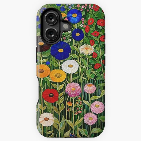 Aperçu de l'œuvre Jardin de fleurs Gustav Klimt créée et vendue par maniacfitness.