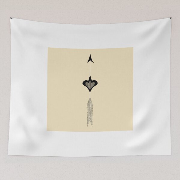 Item preview, Antique Arrow Design Two Black & Beige designed and sold by ColdCreekCanvas.