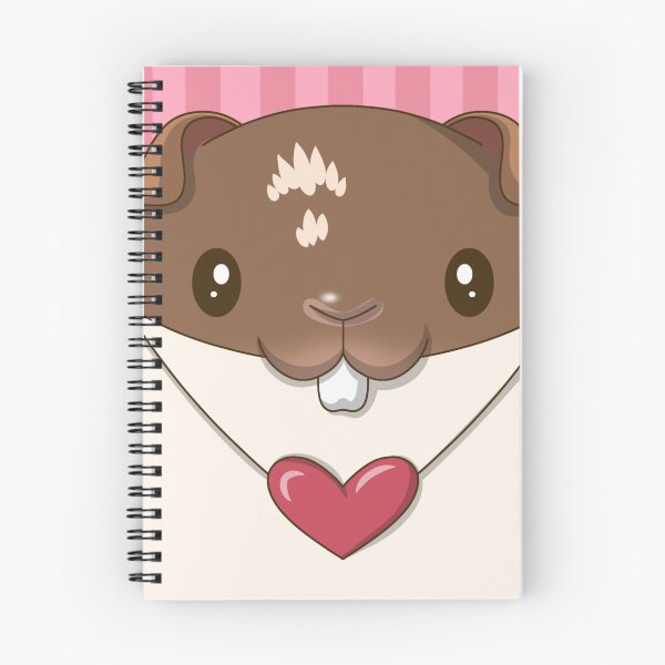 Item preview, Hershey the Guinea Pig with Valentine's Day Envelope  designed and sold by Kyna Arts.
