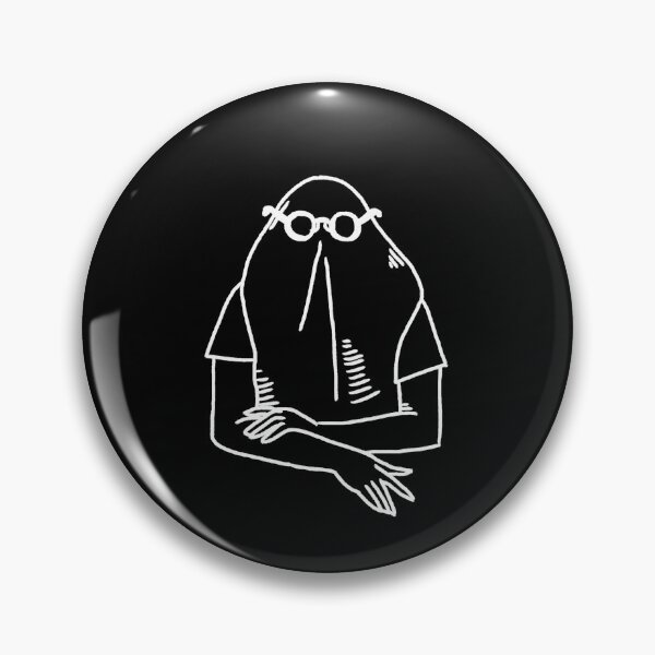 Item preview, bespectacled sheet ghost - negative designed and sold by Cat(ie) Chapman.
