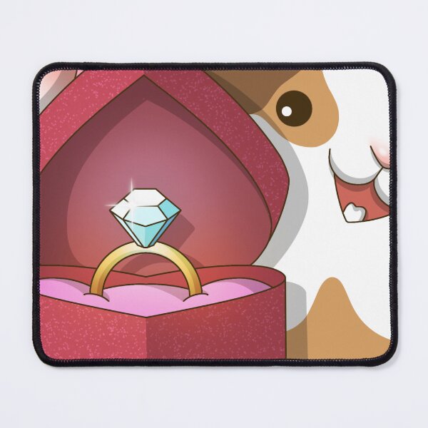 Item preview, HonkE the Guinea Pig with Ring designed and sold by Kyna Arts.