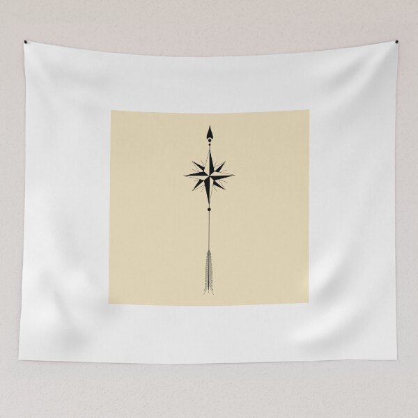 Item preview, Antique Arrow Design One Black & Beige designed and sold by ColdCreekCanvas.