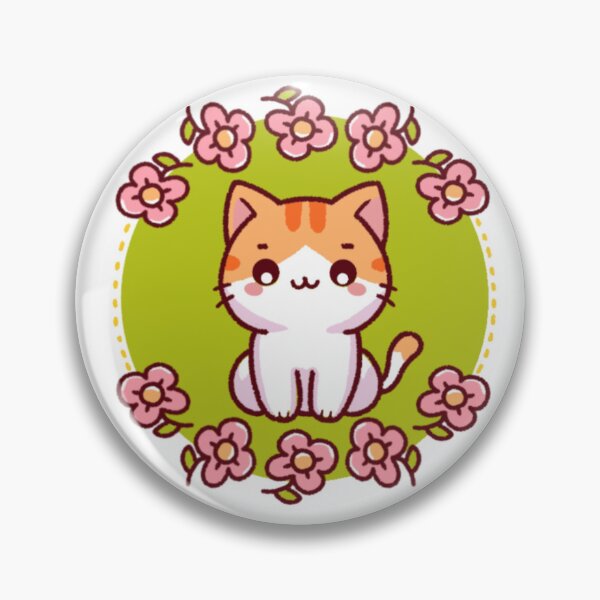Item preview, Fancy cute white yellow cat designed and sold by atika-atk.