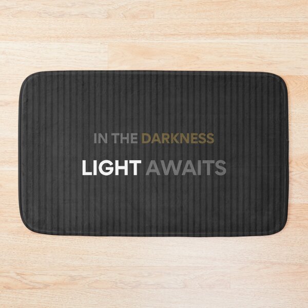 Item preview, In the darkness, Light awaits! Motivational Design. designed and sold by NOVOImpression.