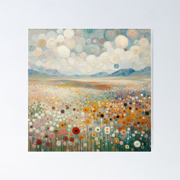 Item preview, Gustav Klimt Flower Garden designed and sold by maniacfitness.