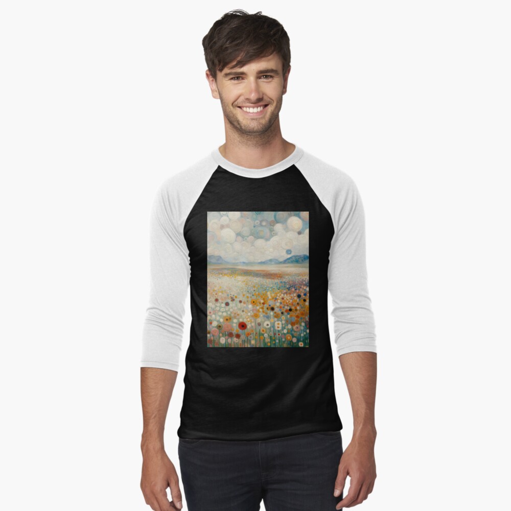 Aperçu de l'œuvre T-shirt baseball manches ¾ créée et vendue par maniacfitness.