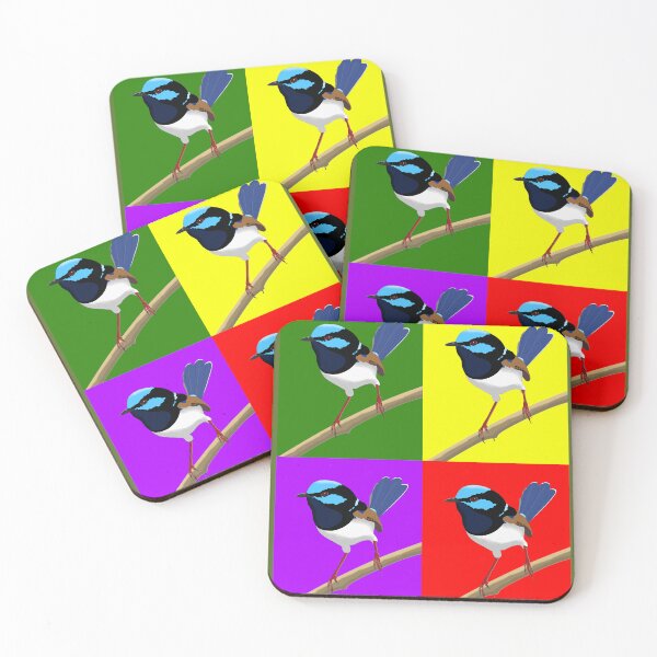 Item preview, Superb Fairywren pop art style designed and sold by CairnsBirders.