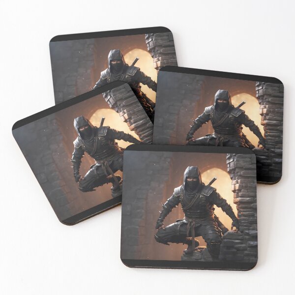 Item preview, Cunning Shadows: Ninja Sentinel at the Castle Gate designed and sold by Kalaxar.