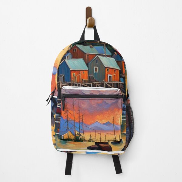 Item preview, Alaskan Fishing Village designed and sold by Tee Graphics Art Co..