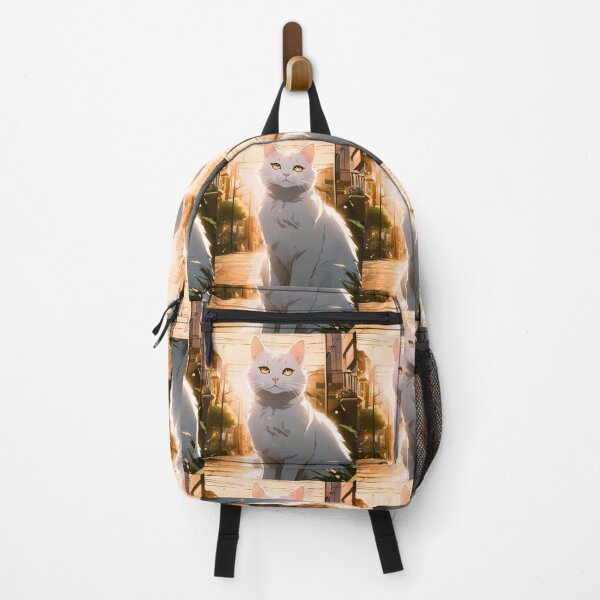 Item preview, young white cat with golden eyes designed and sold by janjacbu.