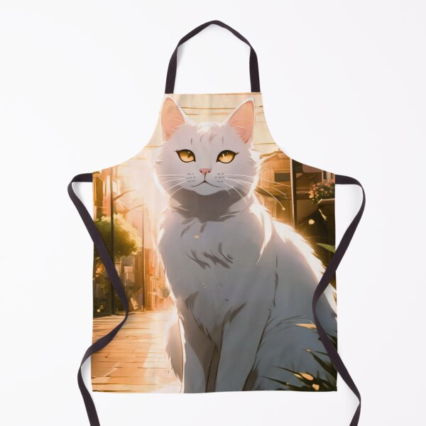 Item preview, young white cat with golden eyes designed and sold by janjacbu.