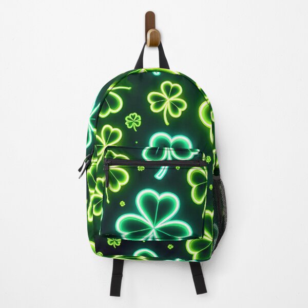 Item preview, St Patricks day Neon Shamrock Pattern designed and sold by StickaTime.