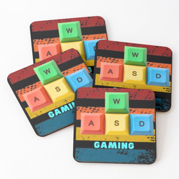 Item preview, wasd, Keyboard gaming  designed and sold by swiftbinaries.
