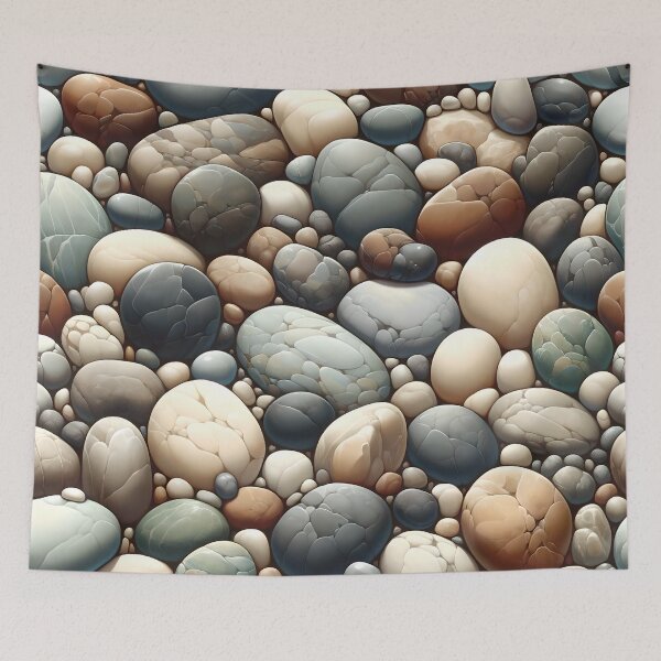 Item preview, River Rock Pattern Design designed and sold by StickaTime.