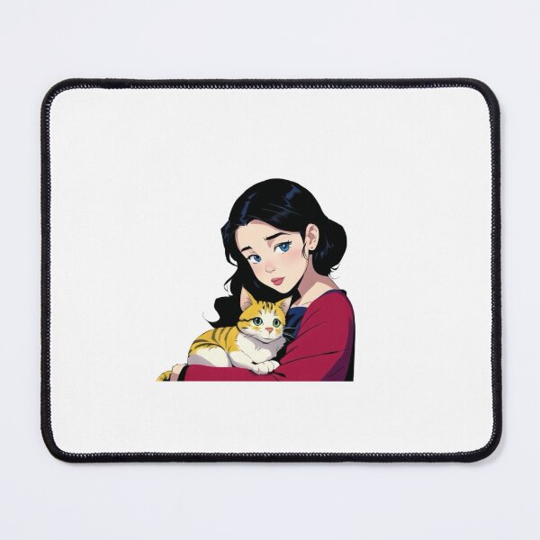 Item preview, Anime Cute girl with Cat designed and sold by Epic TV USA.