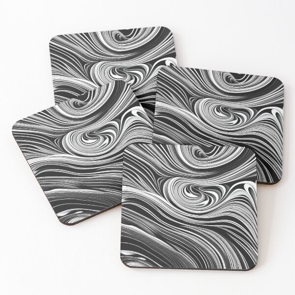 Item preview, Black White Twisting Lines designed and sold by HippieFarms11.