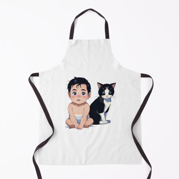 Item preview,  Anime Cute Baby Boy with Cat designed and sold by Epic TV USA.