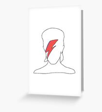 David Bowie Greeting Card