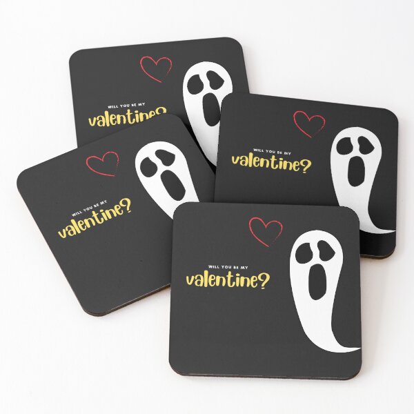 Item preview, valentine ghost Spooky ghost Valentine, Valentine day designed and sold by Oeenlacha.