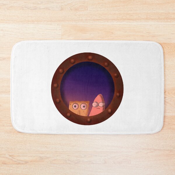Item preview, spongebob and patrick looking out the window designed and sold by Kado-detalles.