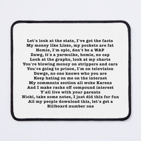 Item preview, Ben Shapiro facts lyrics designed and sold by julexy.
