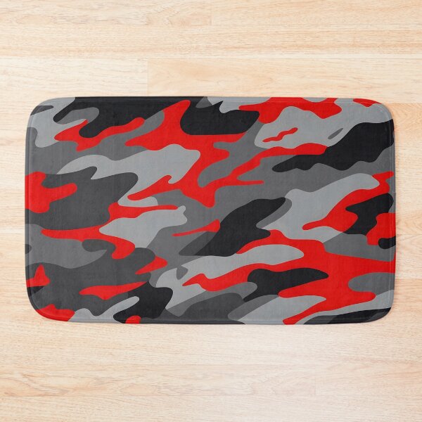 Item preview, Red and Black Camouflage pattern designed and sold by TheCamoShop.
