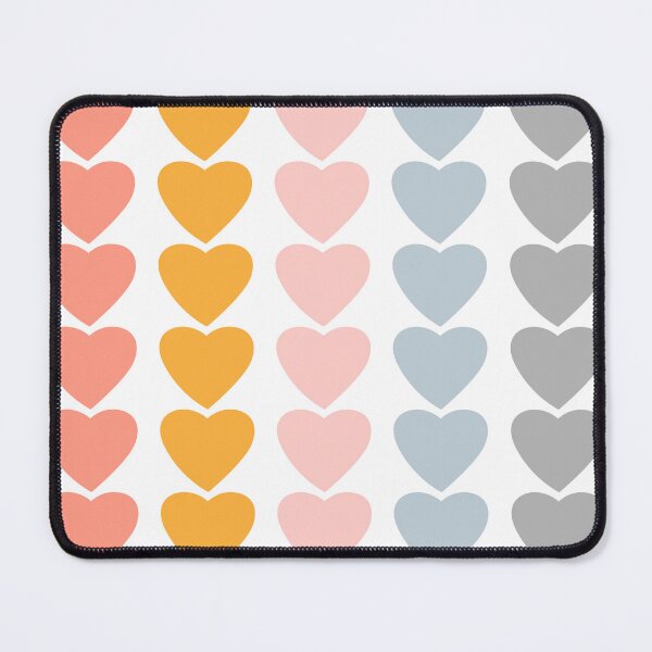 Item preview, Pastel Hearts Pattern designed and sold by ColdCreekCanvas.