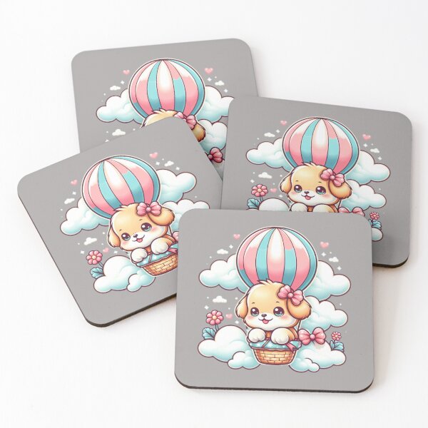 Item preview, Puppy in hot air balloon. designed and sold by moni0490.