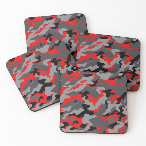 Item preview,  Red and Black Camouflage designed and sold by TheCamoShop.