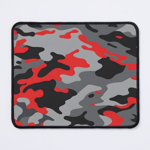 Item preview, Red and Black Camo pattern designed and sold by TheCamoShop.