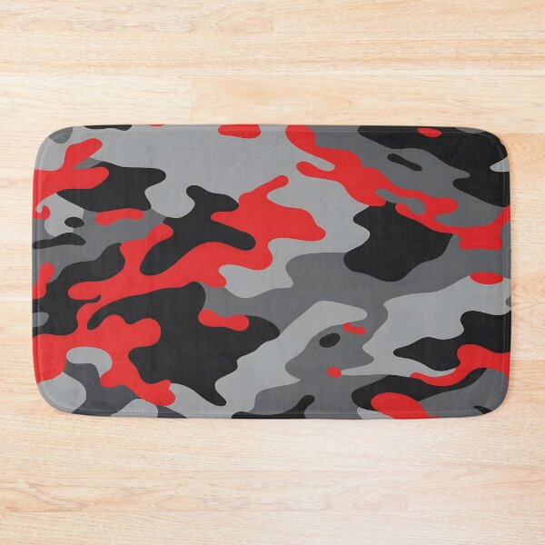 Item preview, Red and Black Camo pattern designed and sold by TheCamoShop.